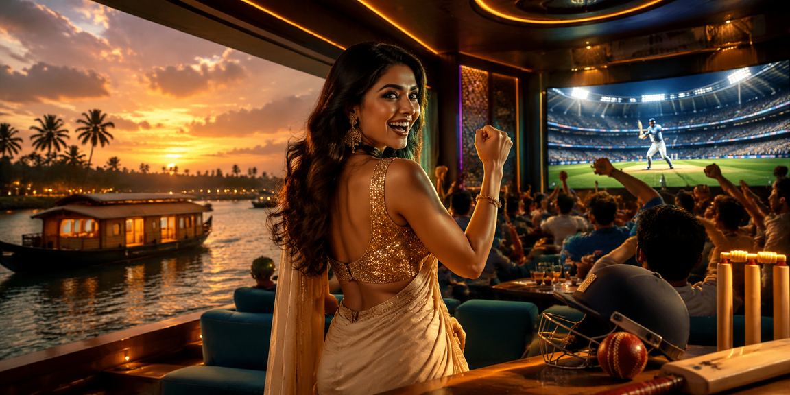 Cricket betting scene in Kerala backwaters